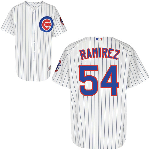 Neil Ramirez #54 MLB Jersey-Chicago Cubs Men's Authentic Home White Cool Base Baseball Jersey